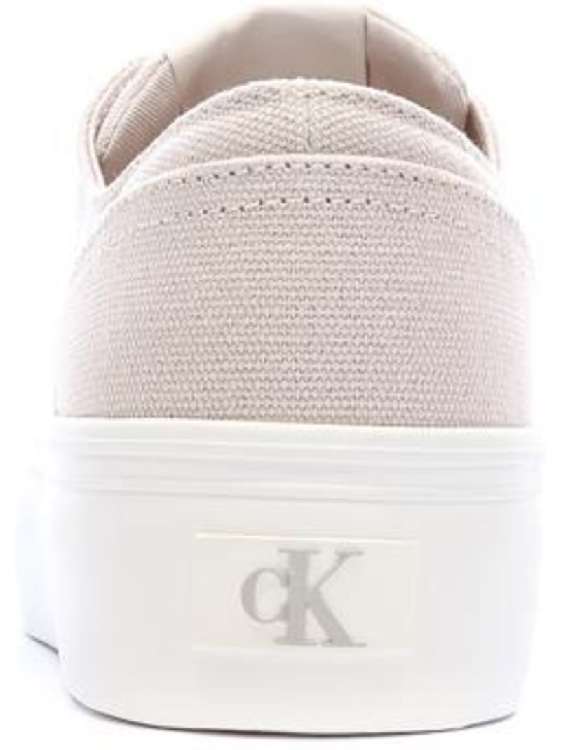Calvin klein jeans vulc roze pale dames sneakers Roze - Kiabi