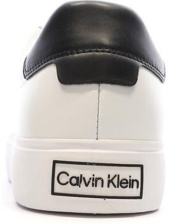 Calvin klein jeans vulcanized witte dames sneakers