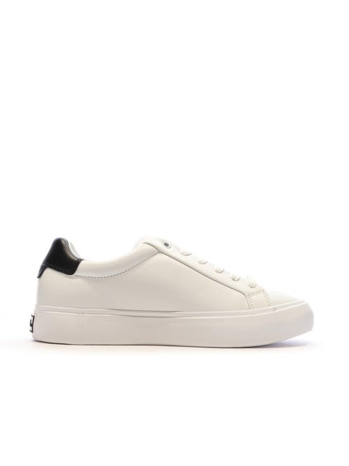 Calvin Klein Jeans Vulcanized Witte Dames Sneakers - Kiabi Calvin Klein Jeans Vulcanized Witte Dames Sneakers - Kiabi