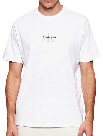 Calvin klein jeans heren t-shirt blauw 30s micro