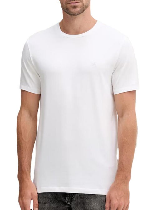 Calvin Klein Jeans Wit T-shirt voor Heren LV04LC240G - Kiabi Calvin Klein Jeans Wit T-shirt voor Heren LV04LC240G - Kiabi