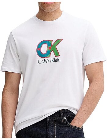 Calvin klein jeans t-shirt zwart voor heren - lv04rd821g