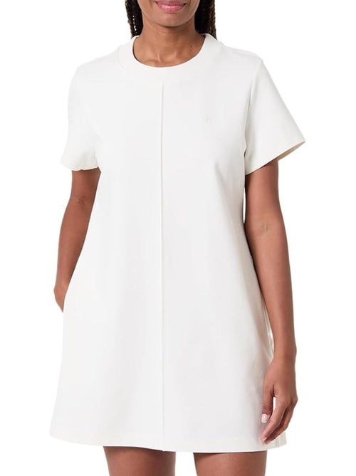 Calvin Klein Jeans Witte Jurk voor Dames - Punto - Kiabi Calvin Klein Jeans Witte Jurk voor Dames - Punto - Kiabi