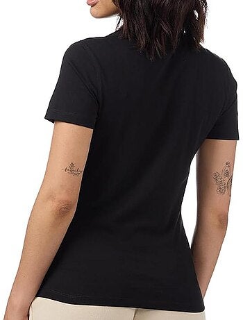 Calvin klein jeans zwart t-shirt met print voor dames