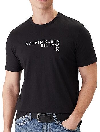 Calvin klein jeans zwart t-shirt voor heren groothandel