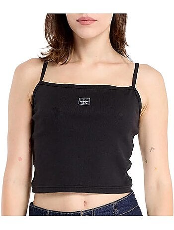 Calvin klein jeans zwarte dames débardeur a-woven