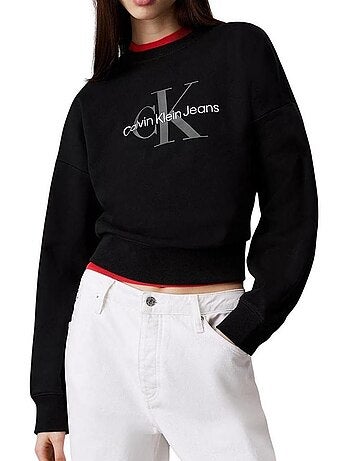 Calvin klein jeans zwarte damessweater lv047b234g