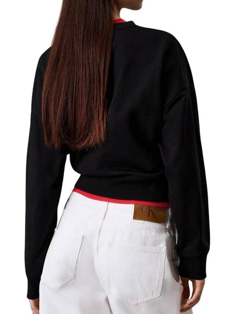 Calvin Klein Jeans Zwarte Damessweater LV047B234G Zwart - Kiabi