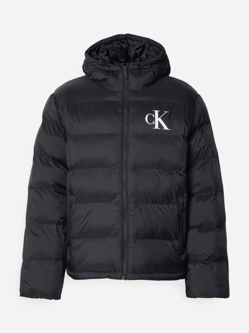 Calvin Klein Jeans Zwarte Gewatteerde Jas voor Heren LV04RD528G - Kiabi