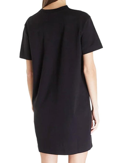 Calvin Klein Jeans Zwarte Satijnen Jurk voor Dames - Kiabi Calvin Klein Jeans Zwarte Satijnen Jurk voor Dames - Kiabi