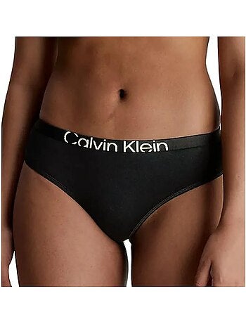Calvin klein jeans zwarte string voor dames 000qf7401e