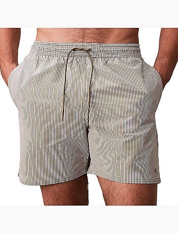 Calvin klein kaki zwemshort voor heren met trekkoord