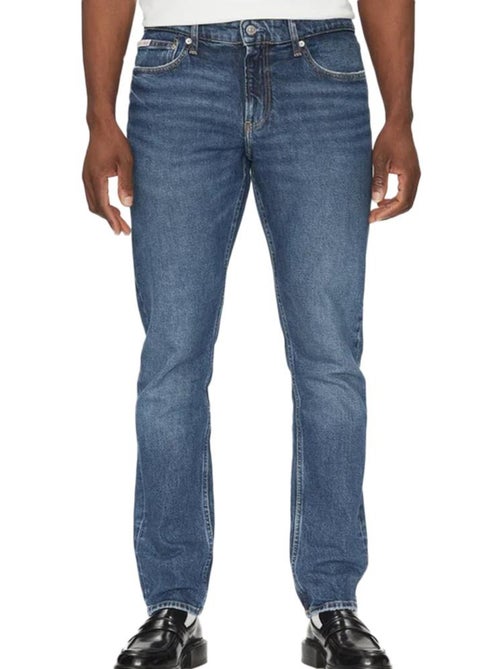 Calvin Klein Slim Fit Jeans voor Heren - Medium Wassing - Kiabi Calvin Klein Slim Fit Jeans voor Heren - Medium Wassing - Kiabi