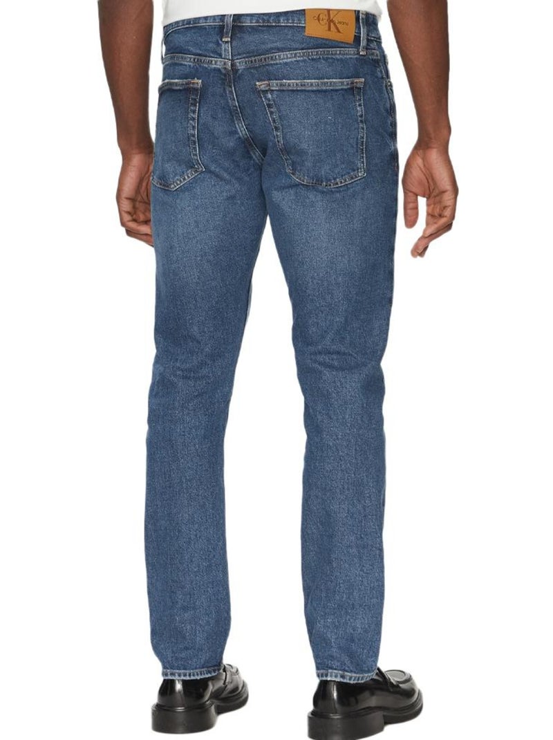Calvin Klein Slim Fit Jeans voor Heren - Medium Wassing Blauw - Kiabi