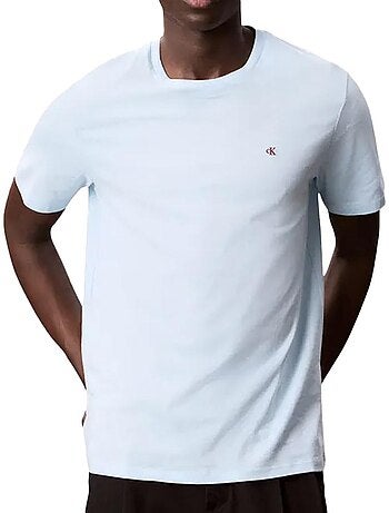 Calvin klein smooth t-shirt voor heren - blauw