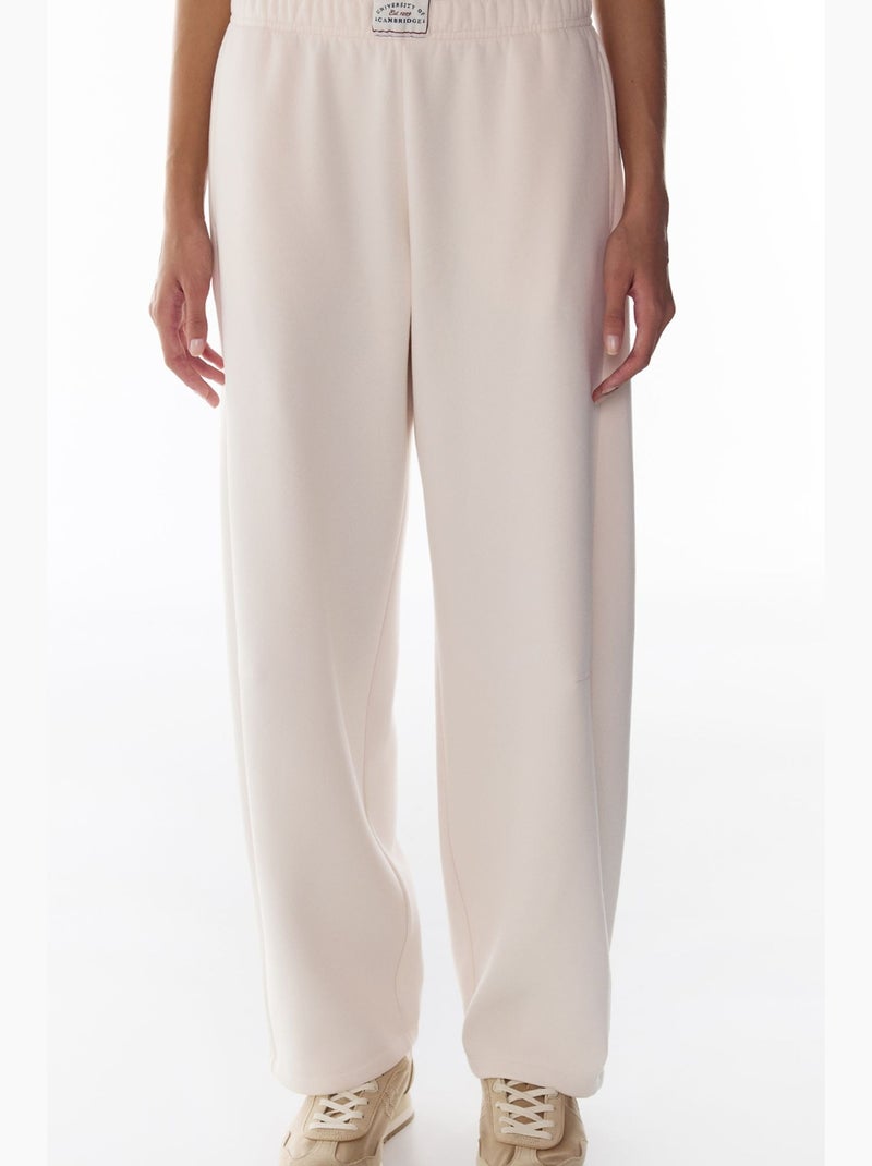 Cambridge joggingbroek ballonmodel penti Gebroken wit - Kiabi