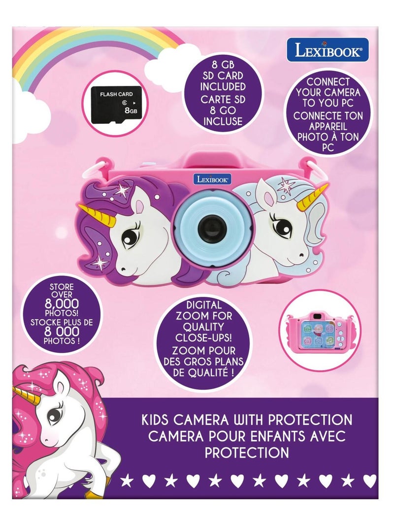 Camera avec protection licorne Rose - Kiabi