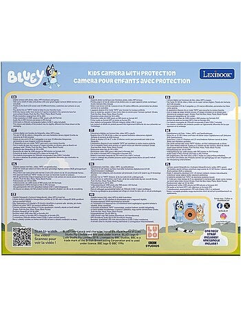 Camera pour enfants avec protection bluey