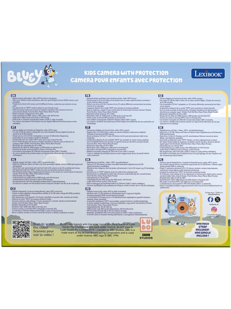 Camera pour enfants avec protection bluey Bleu - Kiabi