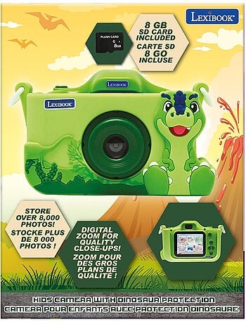Camera pour enfants avec protection dinosaure