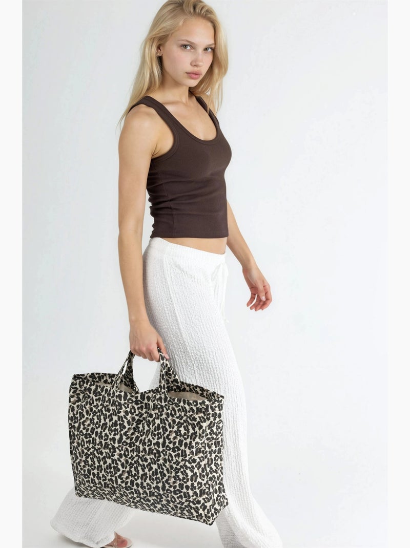 Cami côtelé en modal et coton busem Marron - Kiabi