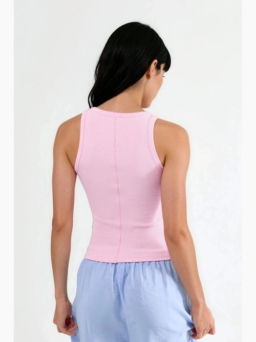 Cami côtelé en modal et coton busem - Kiabi Cami côtelé en modal et coton busem - Kiabi