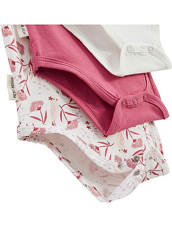 Camila 3-pack babyrompertjes met korte mouwen