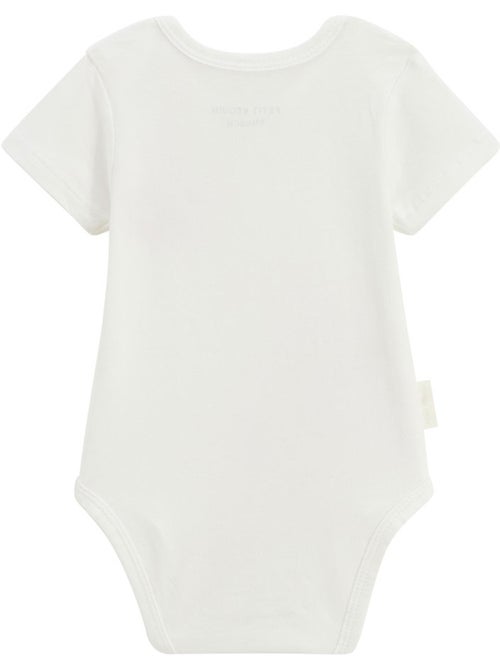 Camila 3-pack babyrompertjes met korte mouwen - Kiabi