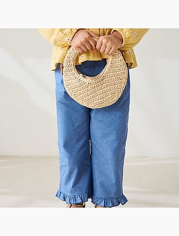 Camila chambray kinderbroek