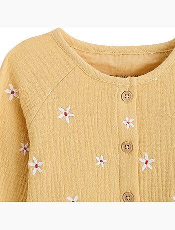 Camila kinderblouse van katoenen gaas.