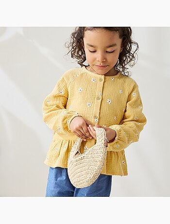 Camila kinderblouse van katoenen gaas.