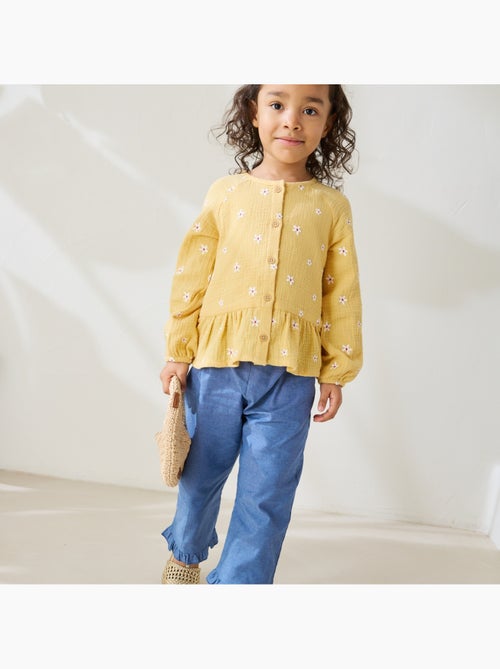 Camila kinderblouse van katoenen gaas. - Kiabi Camila kinderblouse van katoenen gaas. - Kiabi