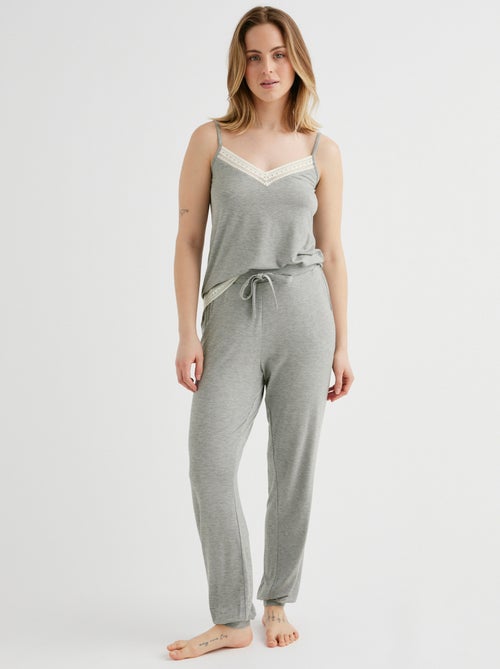 Camille pyjama broek grijs - Kiabi Camille pyjama broek grijs - Kiabi