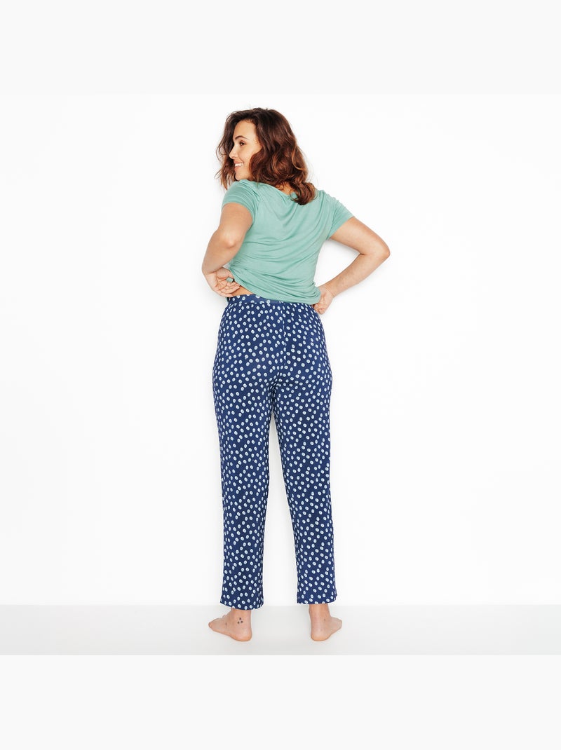 Camille pyjama broek multikleur blauw Blauw Multikleur - Kiabi