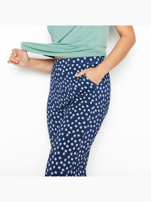 Camille pyjama broek multikleur blauw - Kiabi Camille pyjama broek multikleur blauw - Kiabi