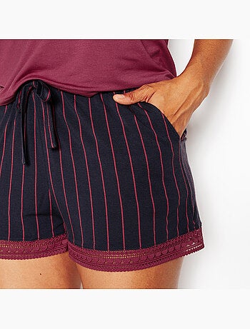 Camille pyjama short lila