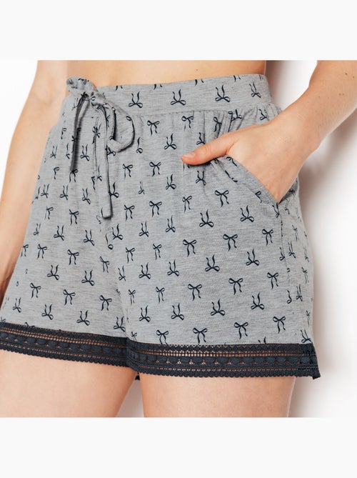 Camille pyjama short marineblauw - Kiabi Camille pyjama short marineblauw - Kiabi