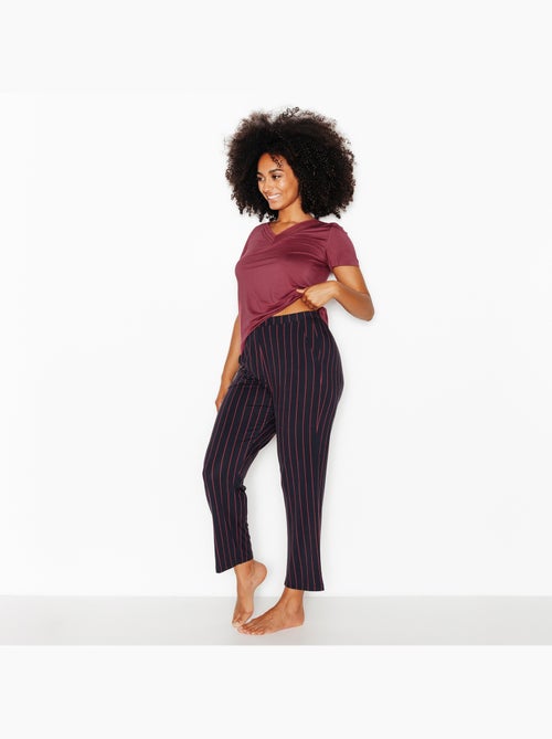 Camille pyjamabroek kort multikleur wit - Kiabi