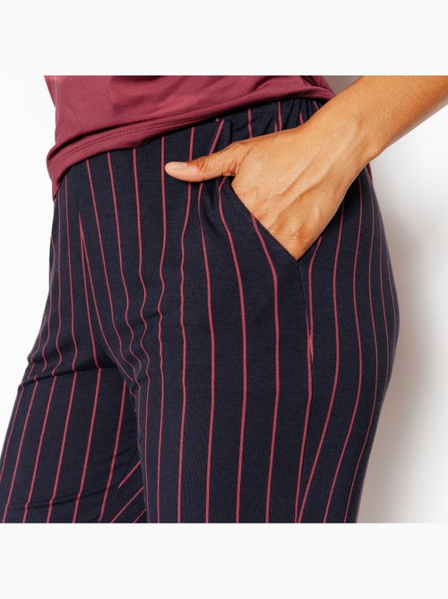 Camille pyjamabroek kort multikleur wit - Kiabi