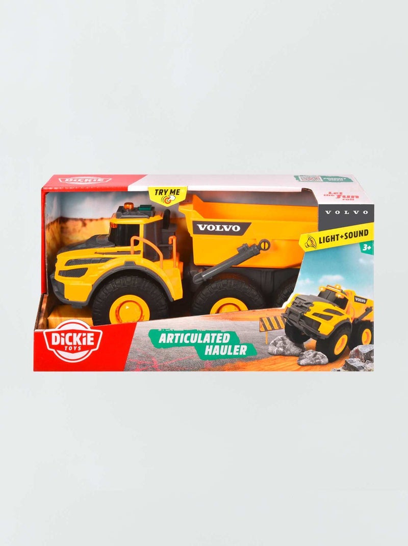 Camion de chantier 'Dickie Toys' jaune/gris - Kiabi