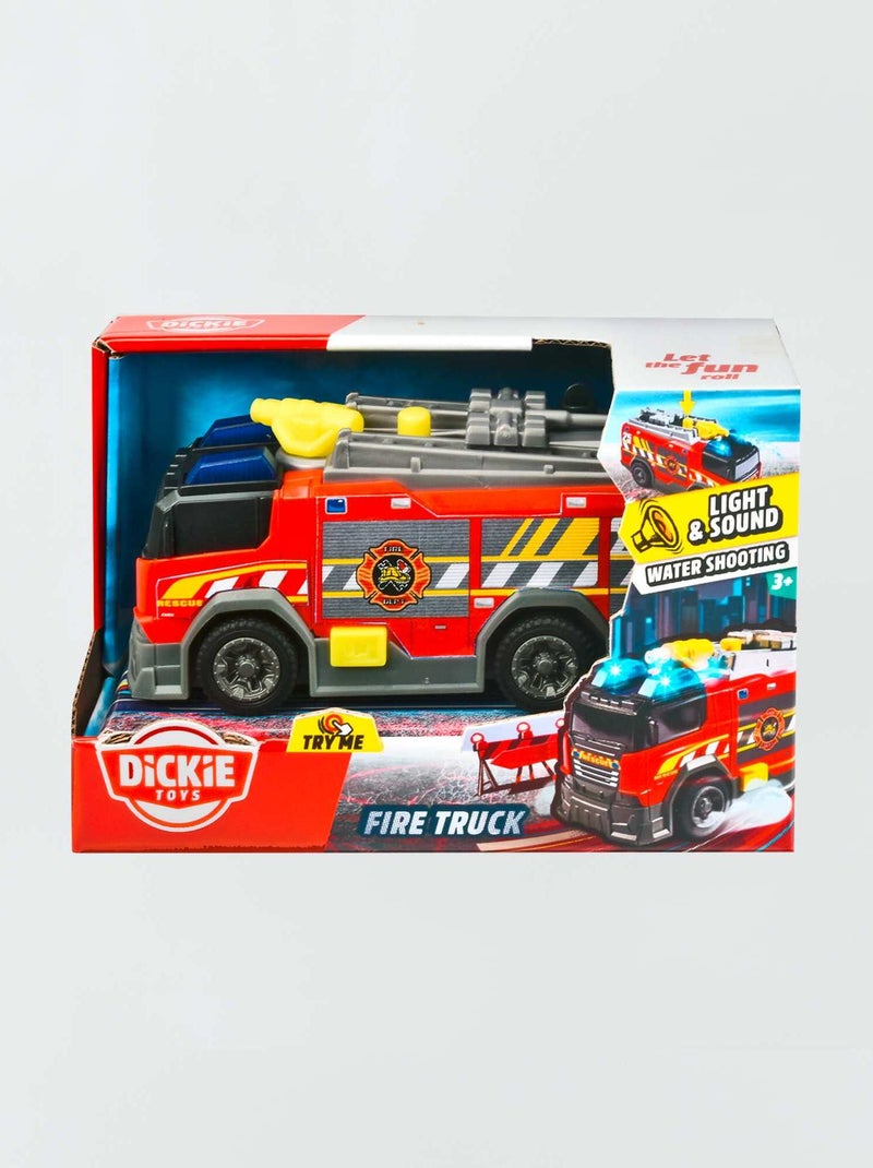 Camion de pompier 'Dickie Toys' Rouge - Kiabi