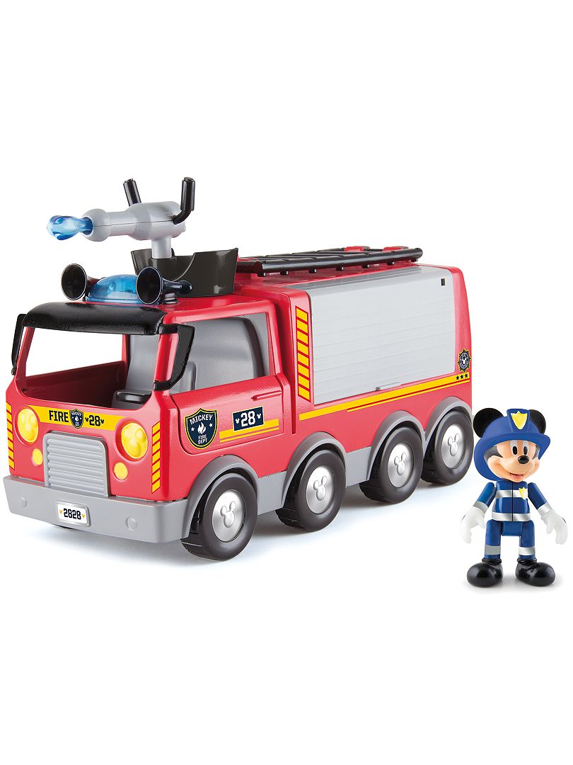 Camion de pompier 'Mickey' rouge - Kiabi