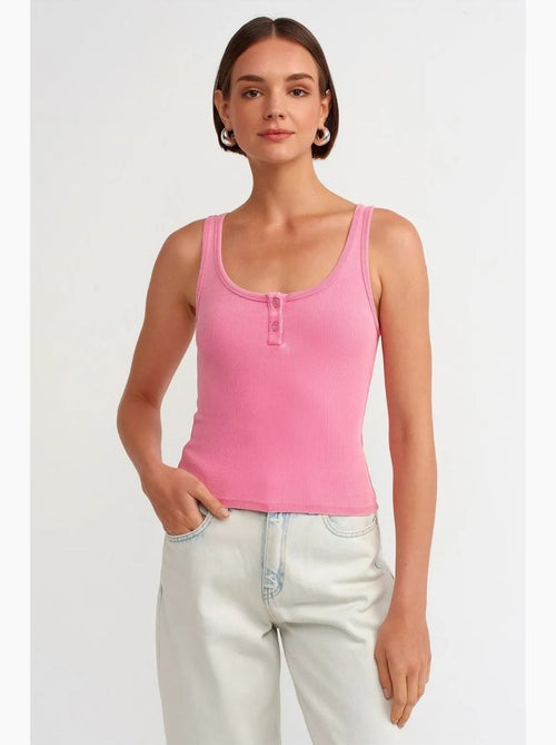Camisole aansluitend van jersey dilvin - Kiabi Camisole aansluitend van jersey dilvin - Kiabi