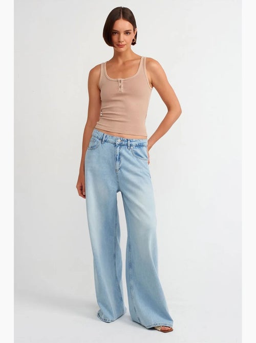 Camisole aansluitend van jersey dilvin - Kiabi Camisole aansluitend van jersey dilvin - Kiabi