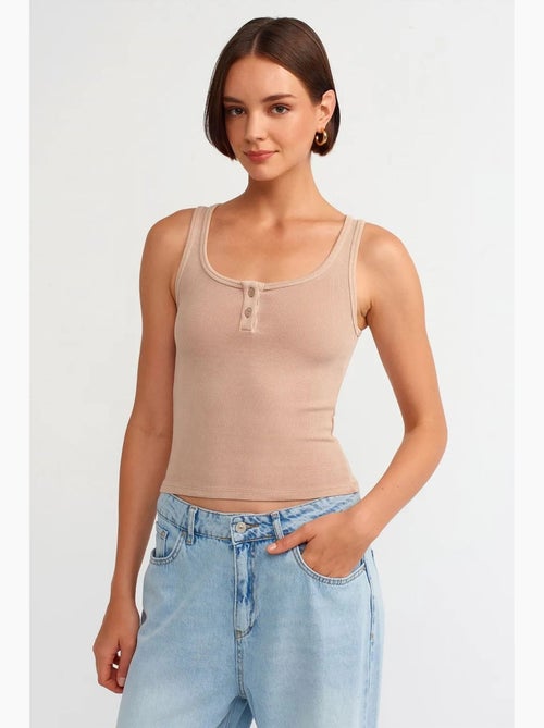 Camisole aansluitend van jersey dilvin - Kiabi Camisole aansluitend van jersey dilvin - Kiabi