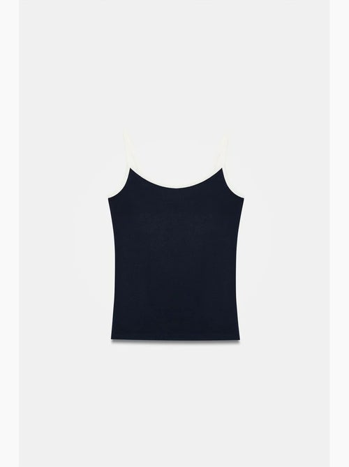 Camisole rib colorblock dilvin - Kiabi