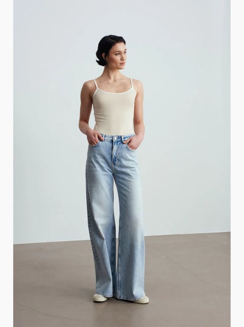 Camisole rib colorblock dilvin - Kiabi