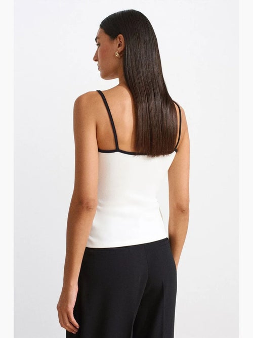 Camisole rib colorblock dilvin - Kiabi