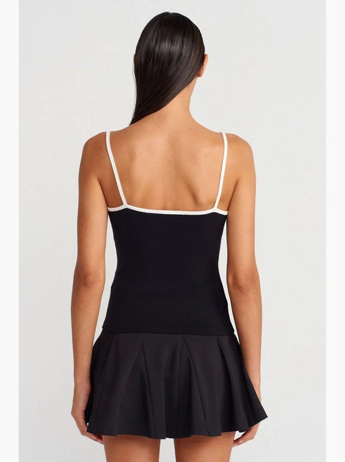 Camisole rib colorblock dilvin - Kiabi