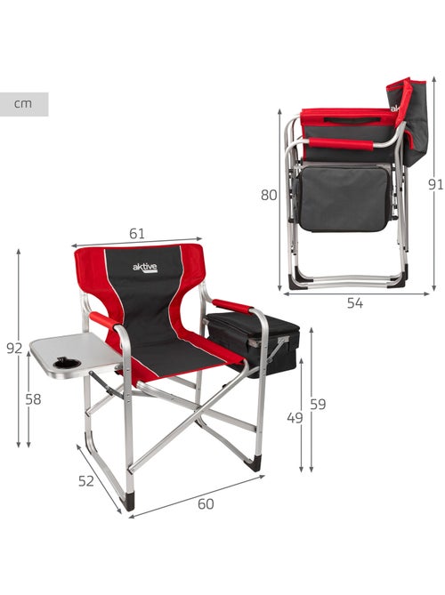 Campingstoel voor regisseurs met tafel en thermische tas aktive - Kiabi Campingstoel voor regisseurs met tafel en thermische tas aktive - Kiabi